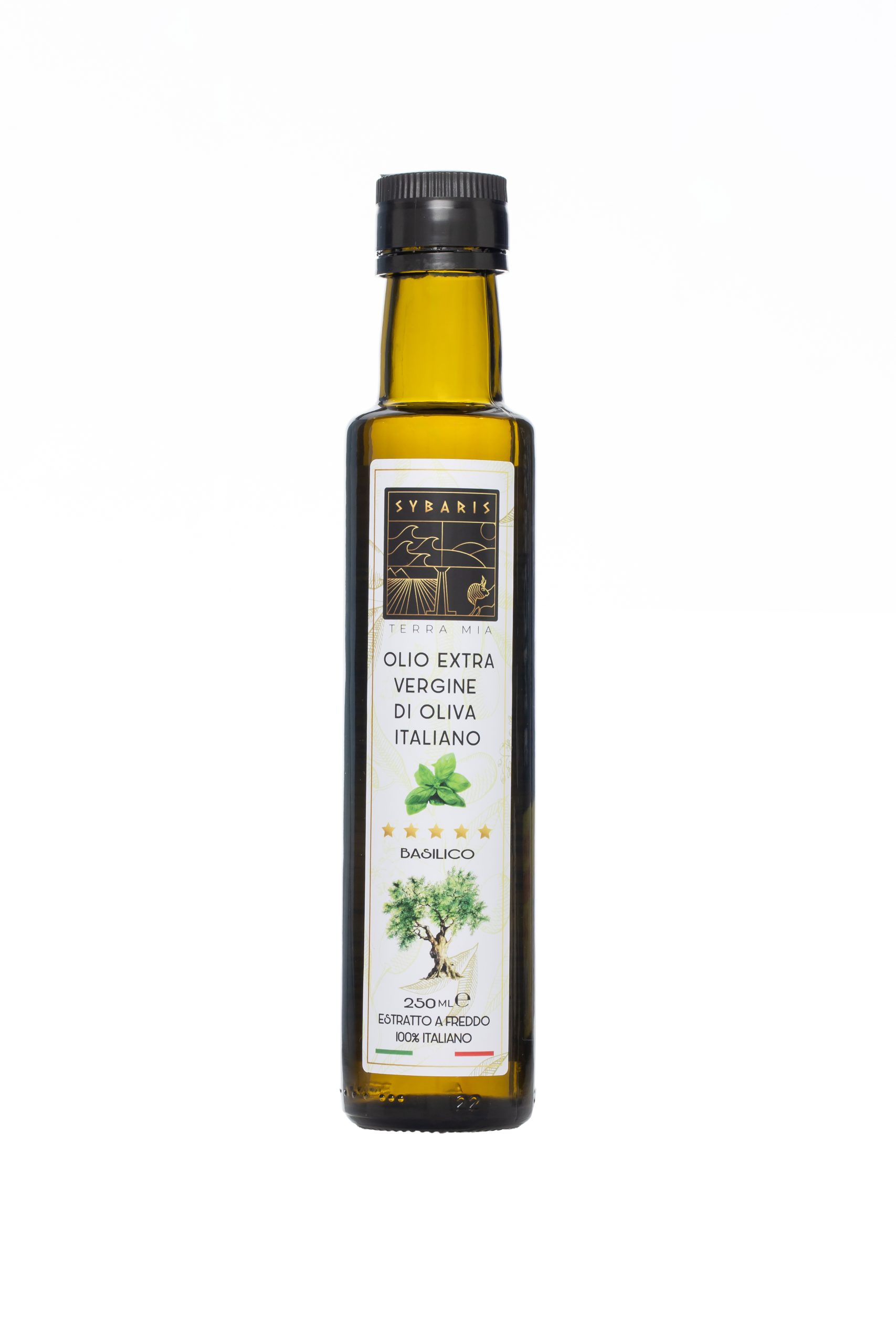 Condimento a base di Olio Extra Vergine di Oliva al Basilico – 250 ml